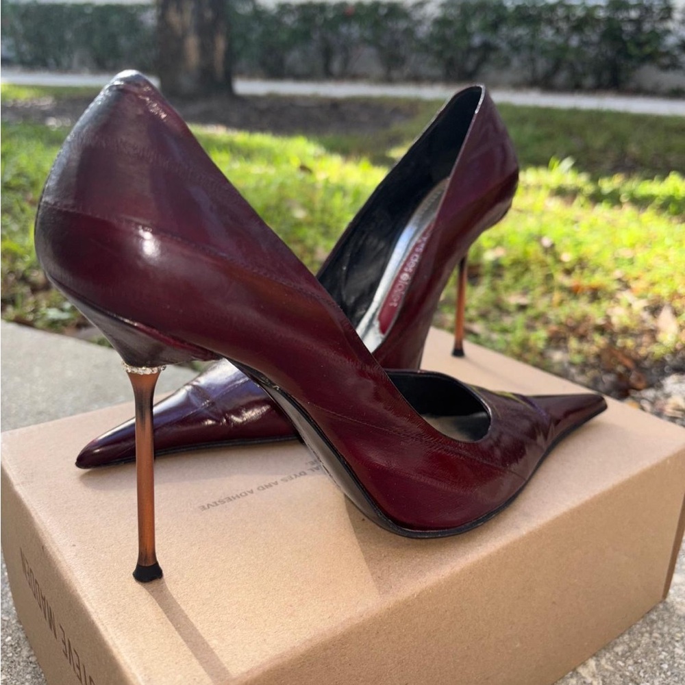 Chic Burgundy Stiletto Heels
